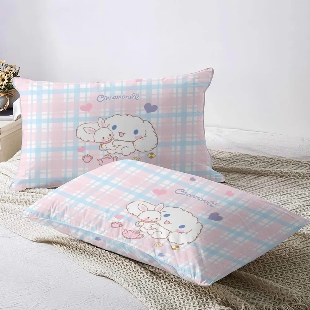 TWIN SIZE Cinnamoroll 3-Piece Bedding Set with 1 Duvet Cover and 2 Pillowcases